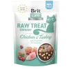 Brit Care Cat Raw Treat Urinary 40gr freeze-dried λιχουδιά για γάτες με κοτόπουλο, γαλοπούλα, cranberry & προβιοτικά. Υποστήριξη ουροποιητικού και ανοσοποιητικού.