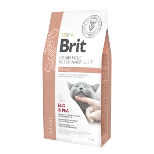 Brit VD® Grain Free Cat Renal Egg & Pea 5kg (Β΄ Διαλογής)