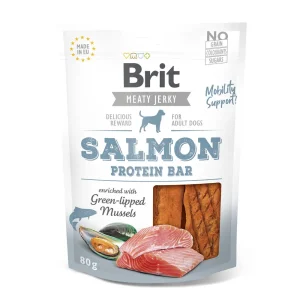 Brit® Dog Snack Jerky Protein Bar Salmon 80gr
