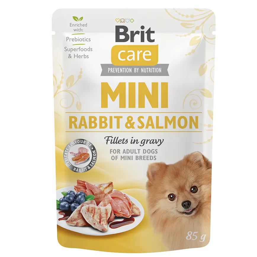 Brit Care Mini® Dog Rabbit & Salmon φακελάκι 85gr