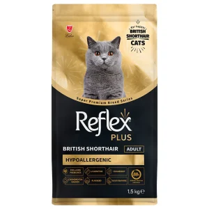 Reflex Plus British Shorthair Adult Cat Hypoallergenic 1,5kg