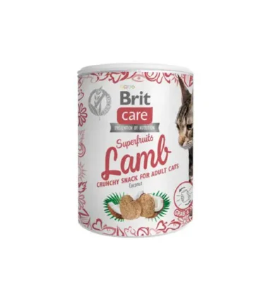 Brit Care® Cat Superfruits Snack Lamb 100gr