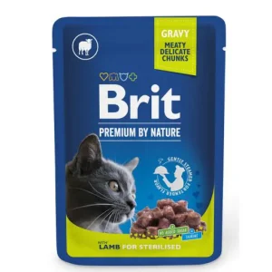 Brit Premium By Nature® Cat Pouches Lamb Sterilised 100gr