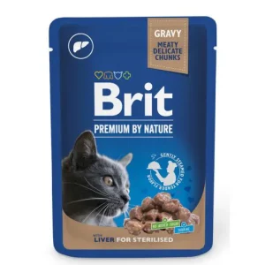 Brit Premium By Nature® Cat Pouches Liver Sterilised 100gr