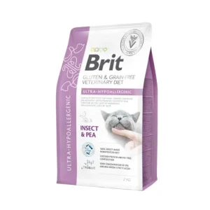 Brit VD® GF Cat Ultra-Hypoallergenic Insect & Pea 2kgr