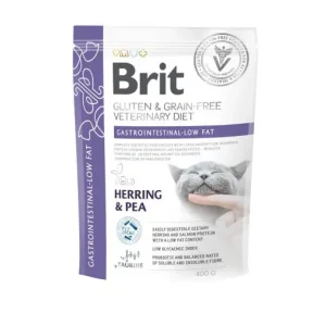 Brit VD® GF Cat Gastrointestinal-Low Fat Herring & Pea 400gr