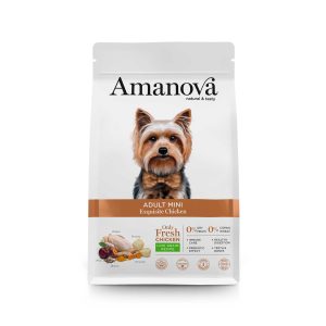 Amanova Adult Mini Exquisite Chicken 7kg Υποαλλεργική Ξηρά Τροφή Σκύλου