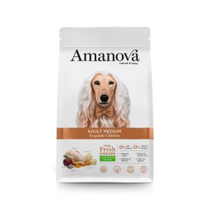 Amanova Adult Medium Exquisite Chicken 12kg Ξηρά Τροφή Σκύλου με Φρέσκο Κοτόπουλο