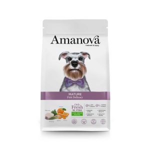 Amanova Adult Mature White Fish 2kg Ξηρά Τροφή Σκύλου με Φρέσκο Λευκό Ψάρι