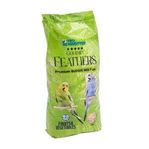 Aνάμικτη Τροφή Μικρών Παπαγάλων Gourmet Feathers 1kg