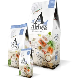 Althea 2kg Ξηρά Τροφή για Ενήλικους Σκύλους Μικρόσωμων Φυλών με Ψάρια, Σολομό, Ρύζι και Μήλο