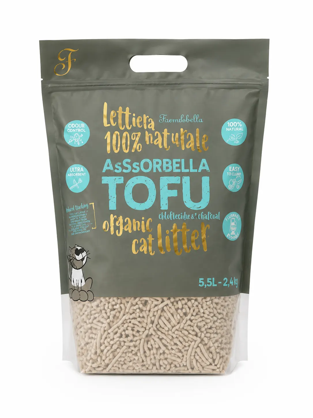 Ferribiella Άμμος Γάτας Tofu 5.5L