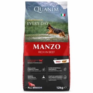 Quanim Every Day Manzo High Premium με Βοδινό & Ρύζι 12kg