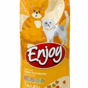 Γατοτροφή Lider Enjoy Adult Cat Multicolor Chicken 15kg