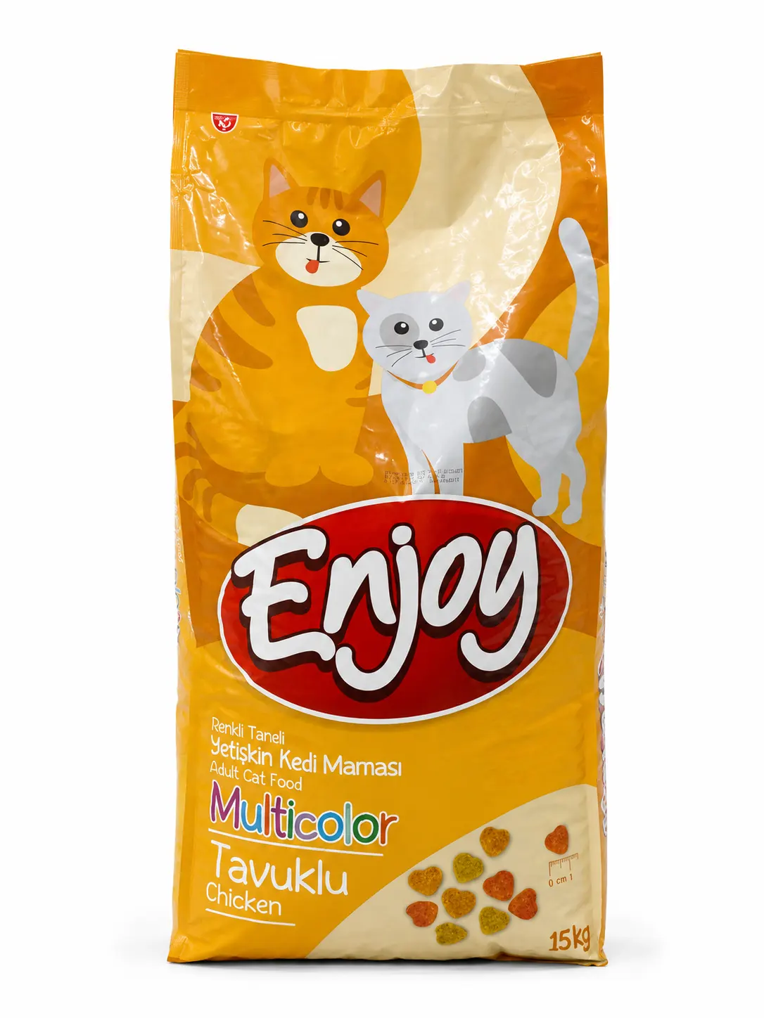 Γατοτροφή Lider Enjoy Adult Cat Multicolor Chicken 15kg