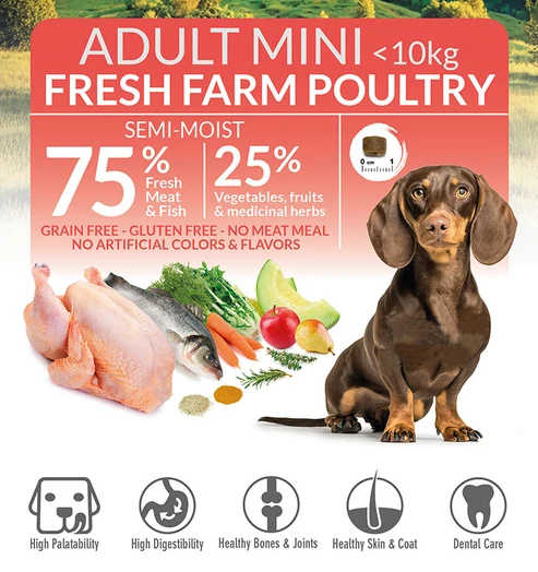 Arquivet Fresh Adult Mini Farm Poultry 2,5kg