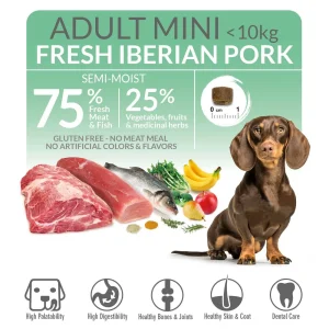 Arquivet Fresh Adult Mini Iberian Pork ημίυγρη τροφή μικρόσωμων σκύλων 2,5kg