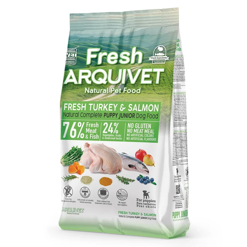 Arquivet Fresh Puppy Turkey & Salmon 2,5kg