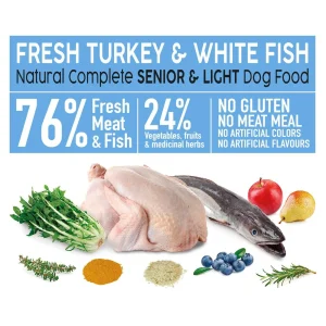 Arquivet Fresh Senior & Light Turkey & White Fish 2,5kg