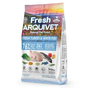 Arquivet Fresh Senior & Light Turkey & White Fish 2,5kg