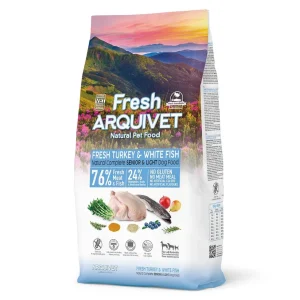 Arquivet Fresh Senior & Light Turkey & White Fish 2,5kg