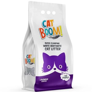 Cat Boom Cat Litter Lavender 5lt – Άμμος Γάτας με Άρωμα Λεβάντας