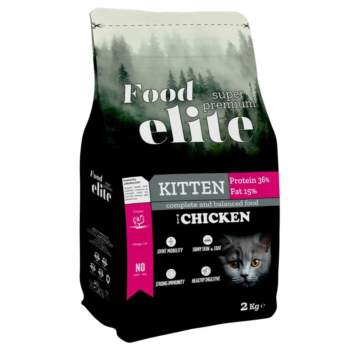 Food Elite Super Premium Kitten Chicken 2kg – Ξηρά τροφή για γατάκια με κοτόπουλο