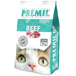 Premil Premium Standard Beef 10kg – Ξηρά τροφή γάτας με βοδινό και κοτόπουλο