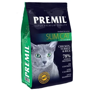 Premil Super Premium Slim Cat 33/10 1,5kg – Ξηρά τροφή για στειρωμένες γάτες