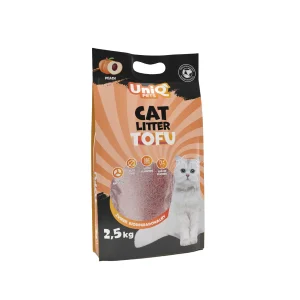 Uniq Pets Tofu Biodegradable Peach Cat Litter 6lt – Άμμος Γάτας με Άρωμα Ροδάκινο